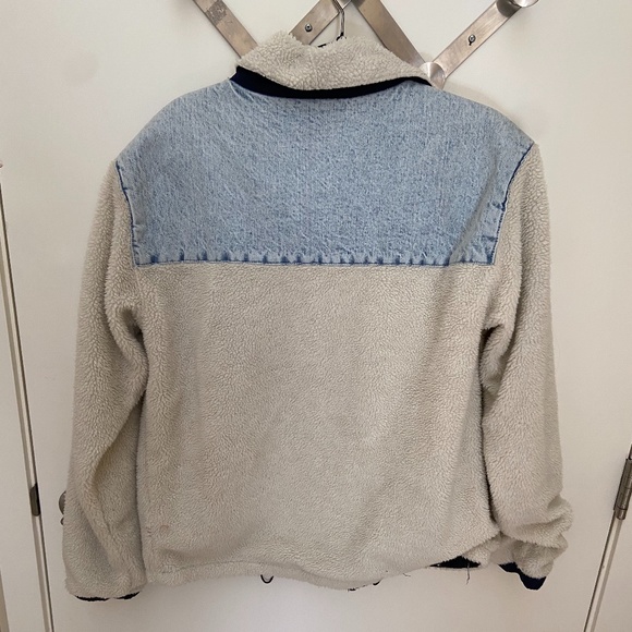 Urban Outfitters BDG Sherpa Denim Mixed Jacket - Picture 5 of 9